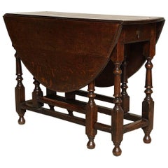 Used English Oak Gateleg Table