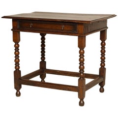 James II Oak Side Table