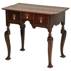 Antique 18th Century English Macclesfield Side Table/Lowboy