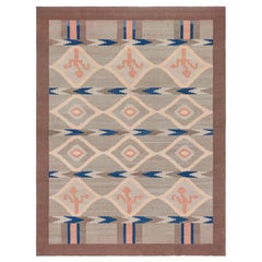 Doris Leslie Blau Vintage Swedish Flat Woven Rug