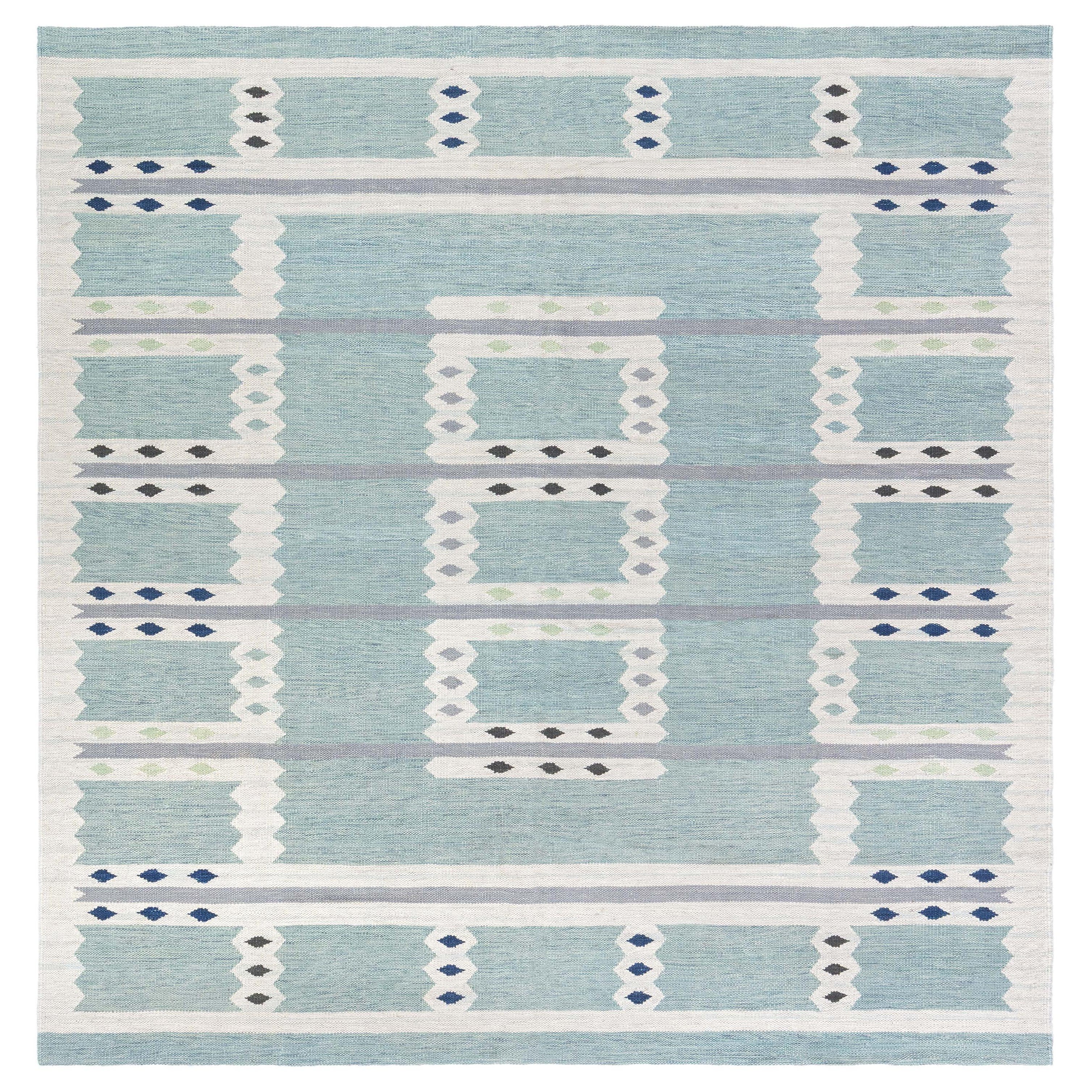 Alfombra sueca moderna de tejido plano de Doris Leslie Blau