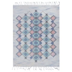 Doris Leslie Blau Vintage Schwedisch Flachgewebe von Judith Johansson