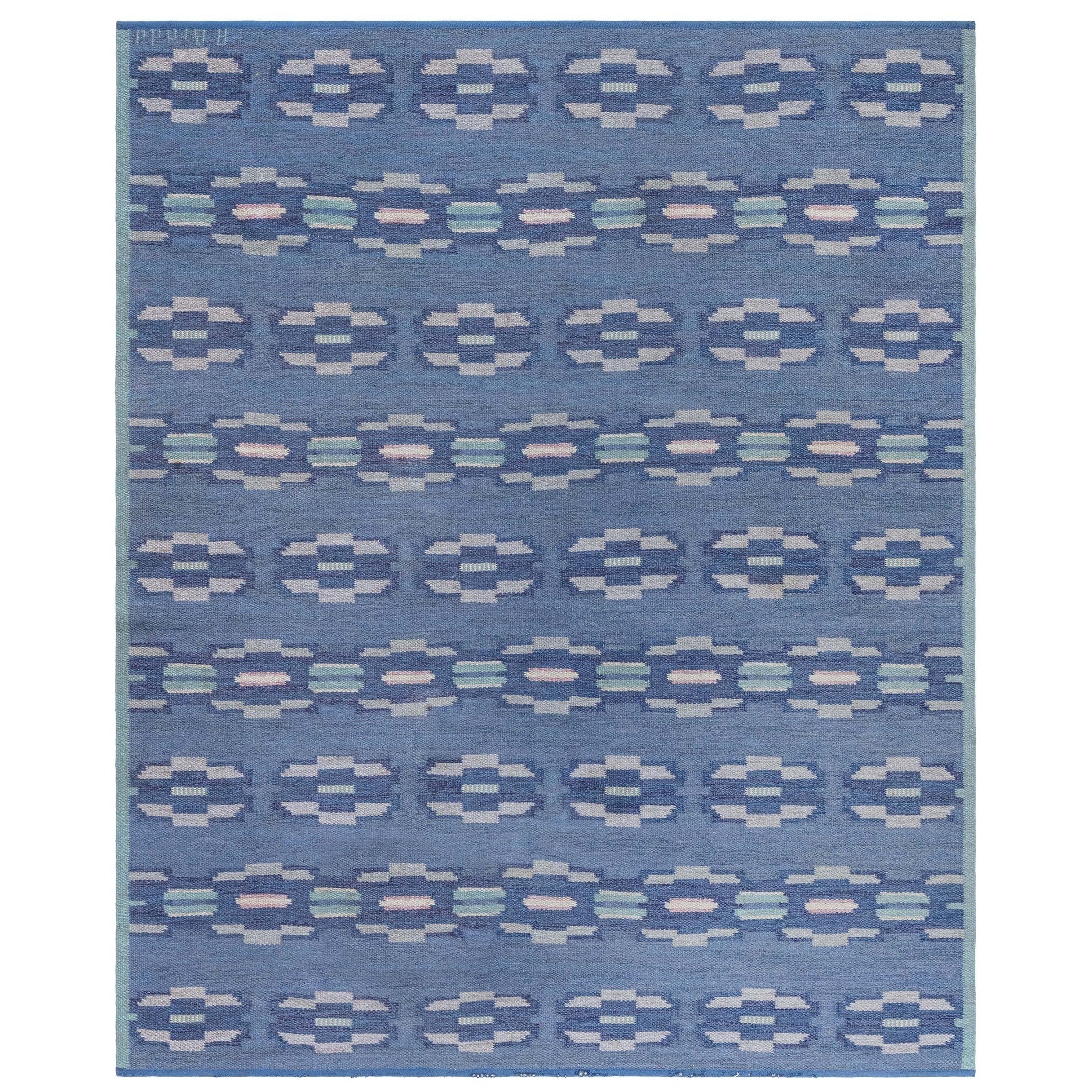 Tappeto Doris Leslie Blau Vintage Swedish Flat Weave di Vintage By