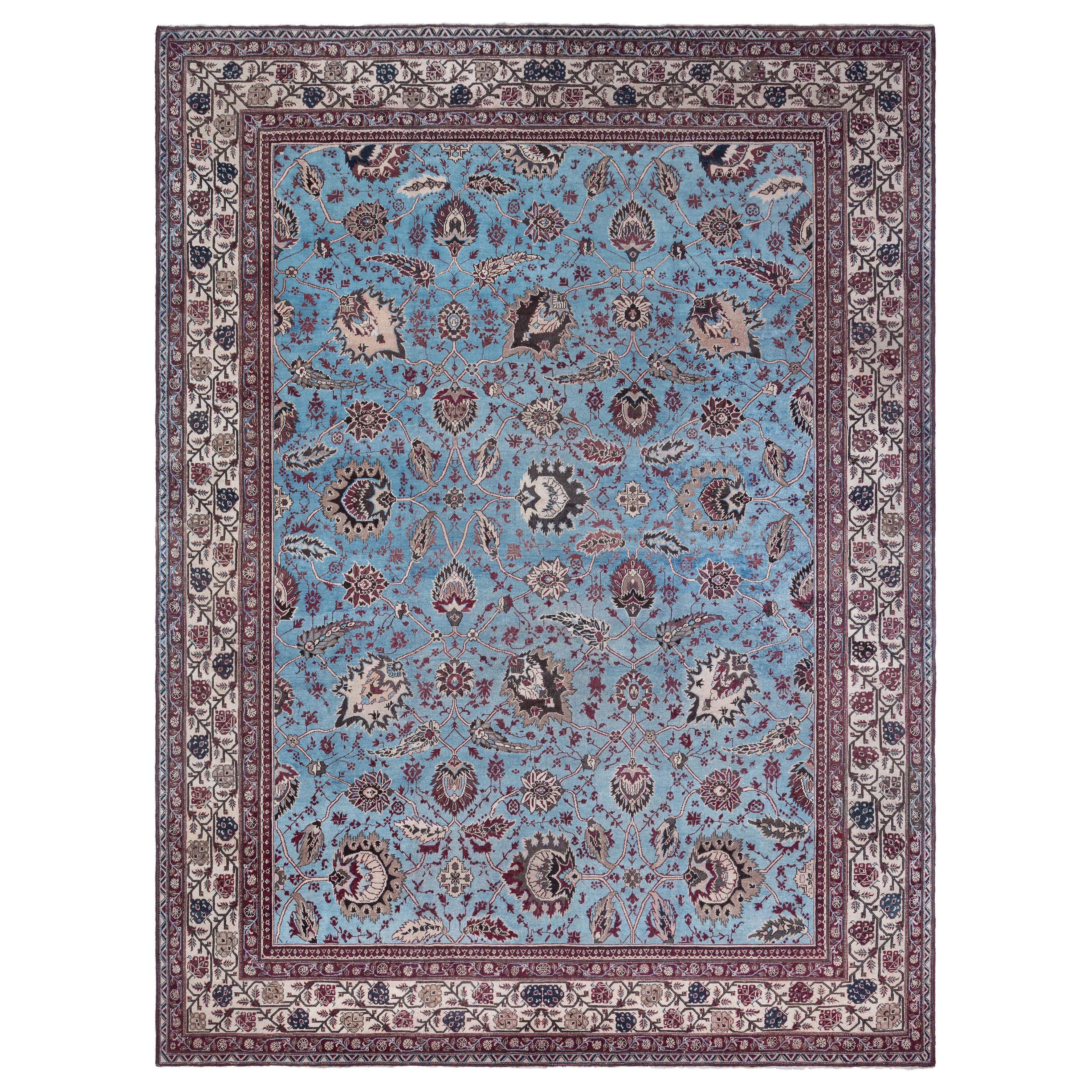 Doris Leslie Blau Großer antiker indischer Amritsar-Teppich, um 1880