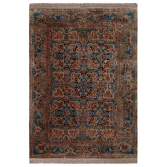 Rug & Kilim’s Modern Classics Rug in Brown with Floral Patterns “As Geshniz”