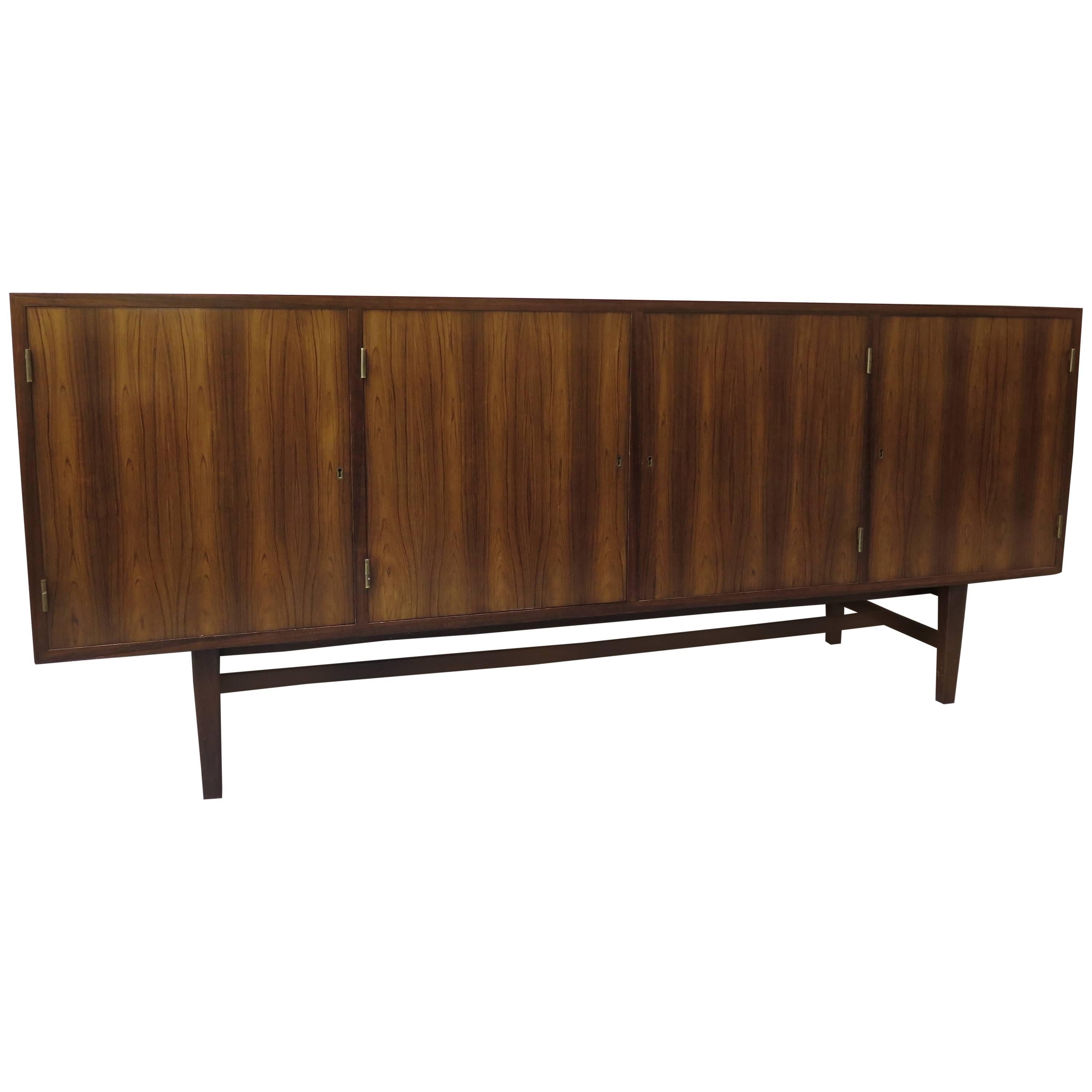 1960 Danish Rosewood Four-Door Credenza