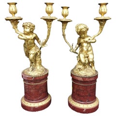 Clodion Style Candelabra, 19th Century