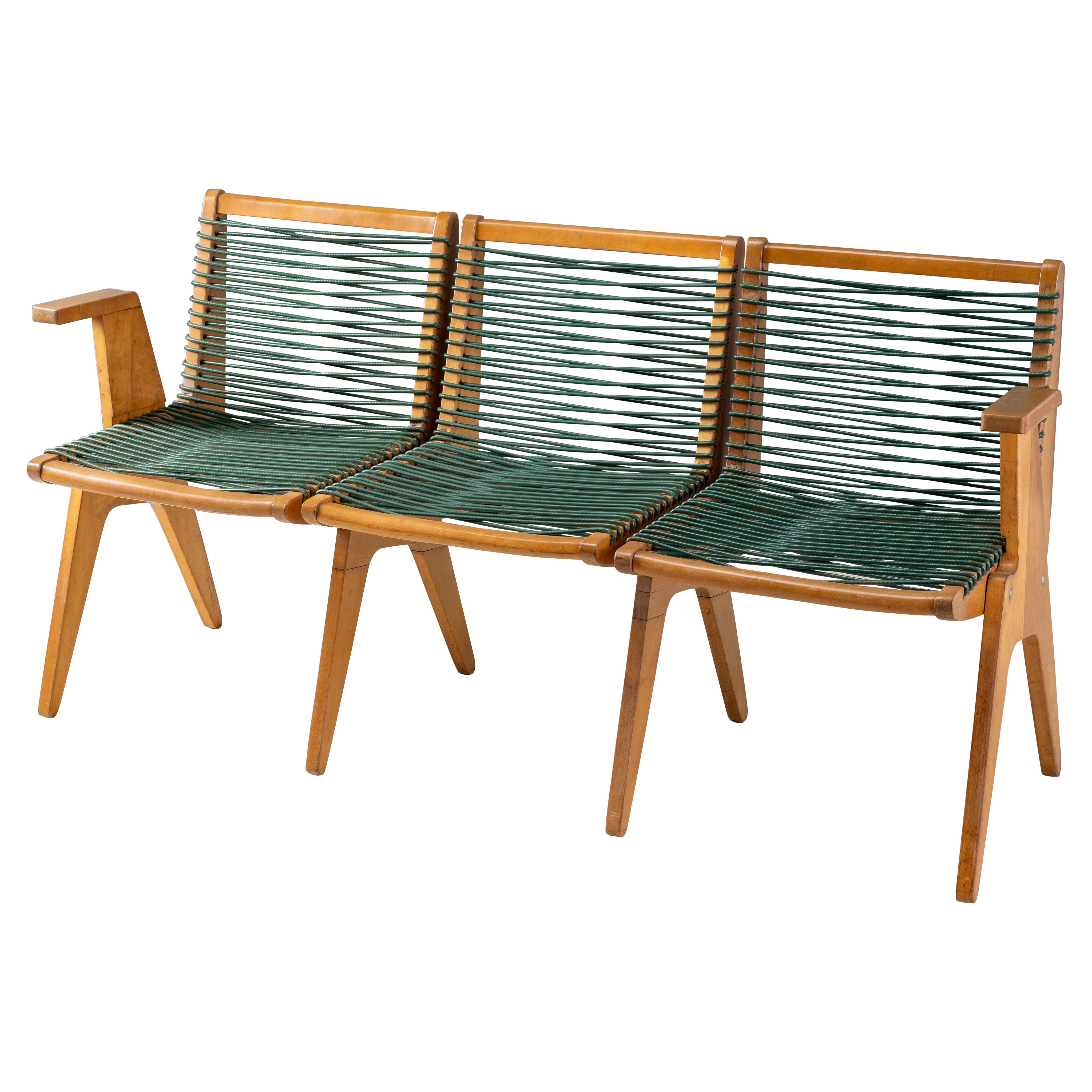 Klaus Grabe 3-Seat Corded Bench