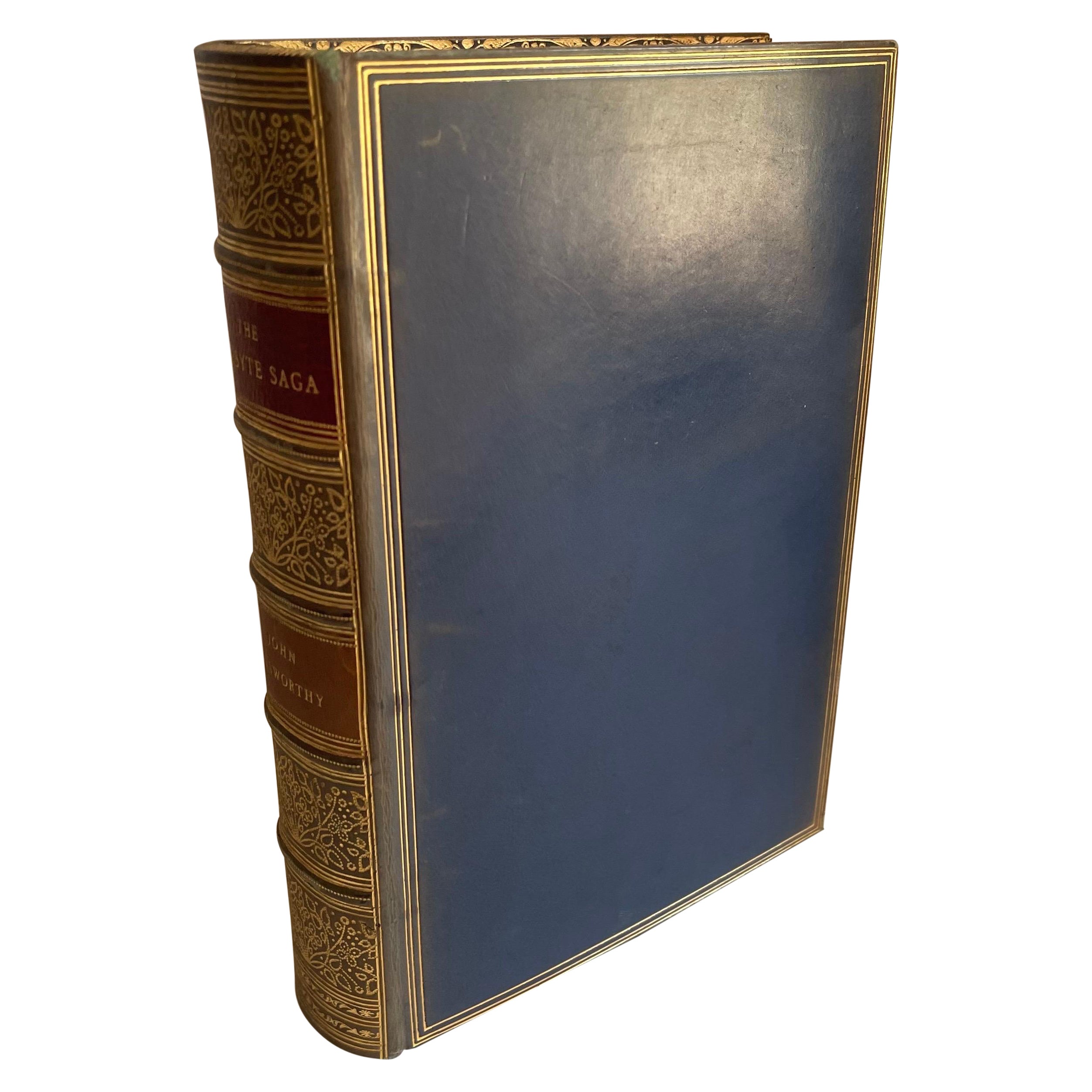 1933 Leather Bound The Forsyth Saga by John Galsworthy