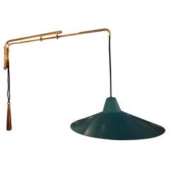 Stilnovo APPLIQUE Adjustable Brass Metallo 1950 ITALY