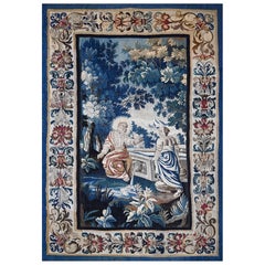 Tapiz francés de Aubusson, Finales del XVII - Jesús y la Samaritana - N° 1547