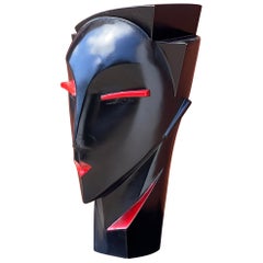 Un busto postmoderno de Lindsey B., firmado, 1984