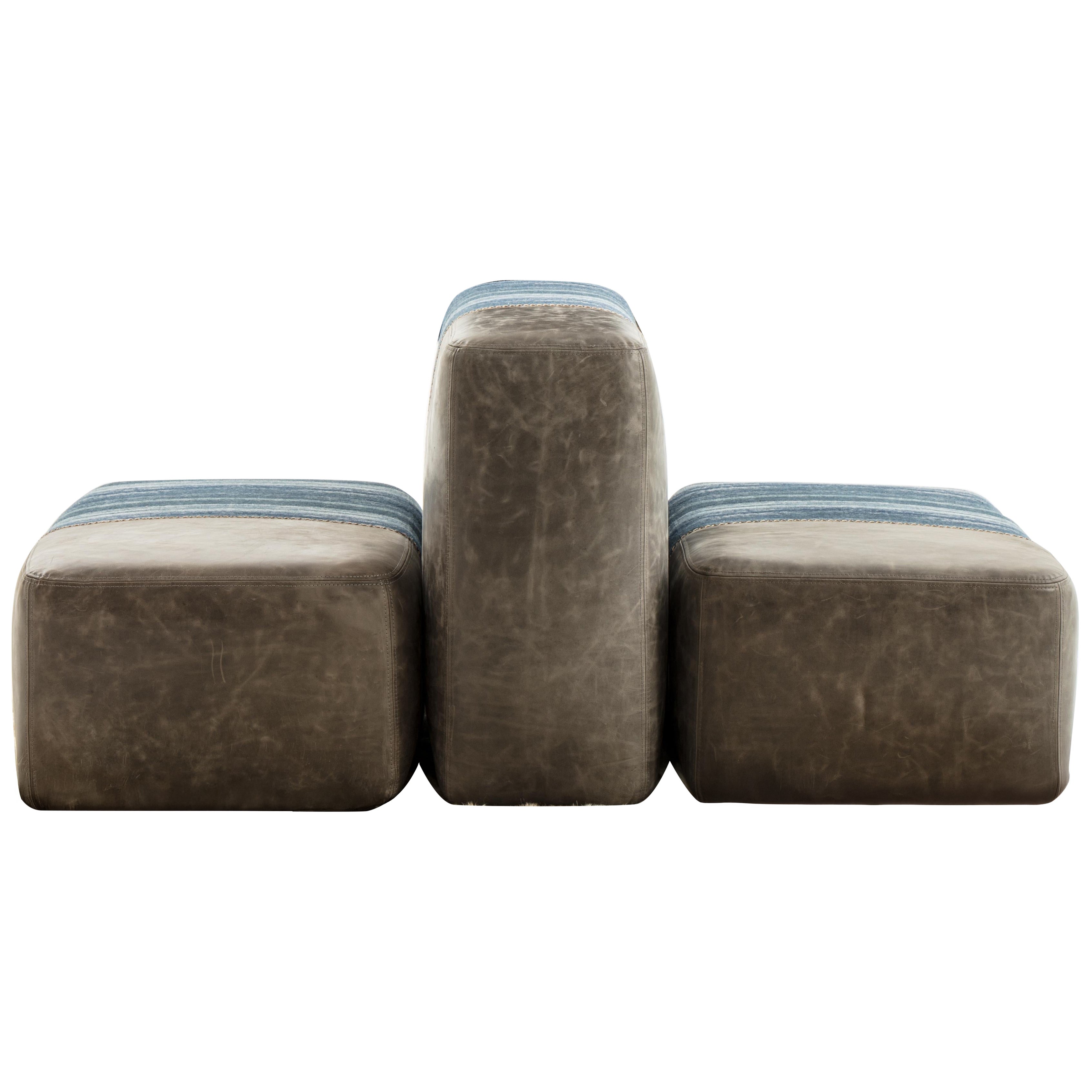 Matsu Nomadic Collection by Joeri Reynaert - Nomad Langchan Cube Yak Leather en venta