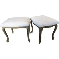 Pair of French Louis XV Style Benches