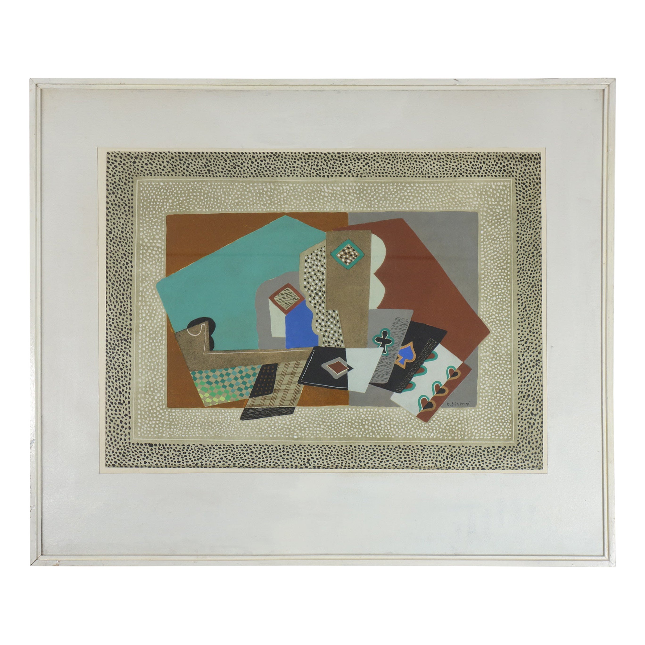 Gino Severini Nature Morte Litograph 1958 For Sale