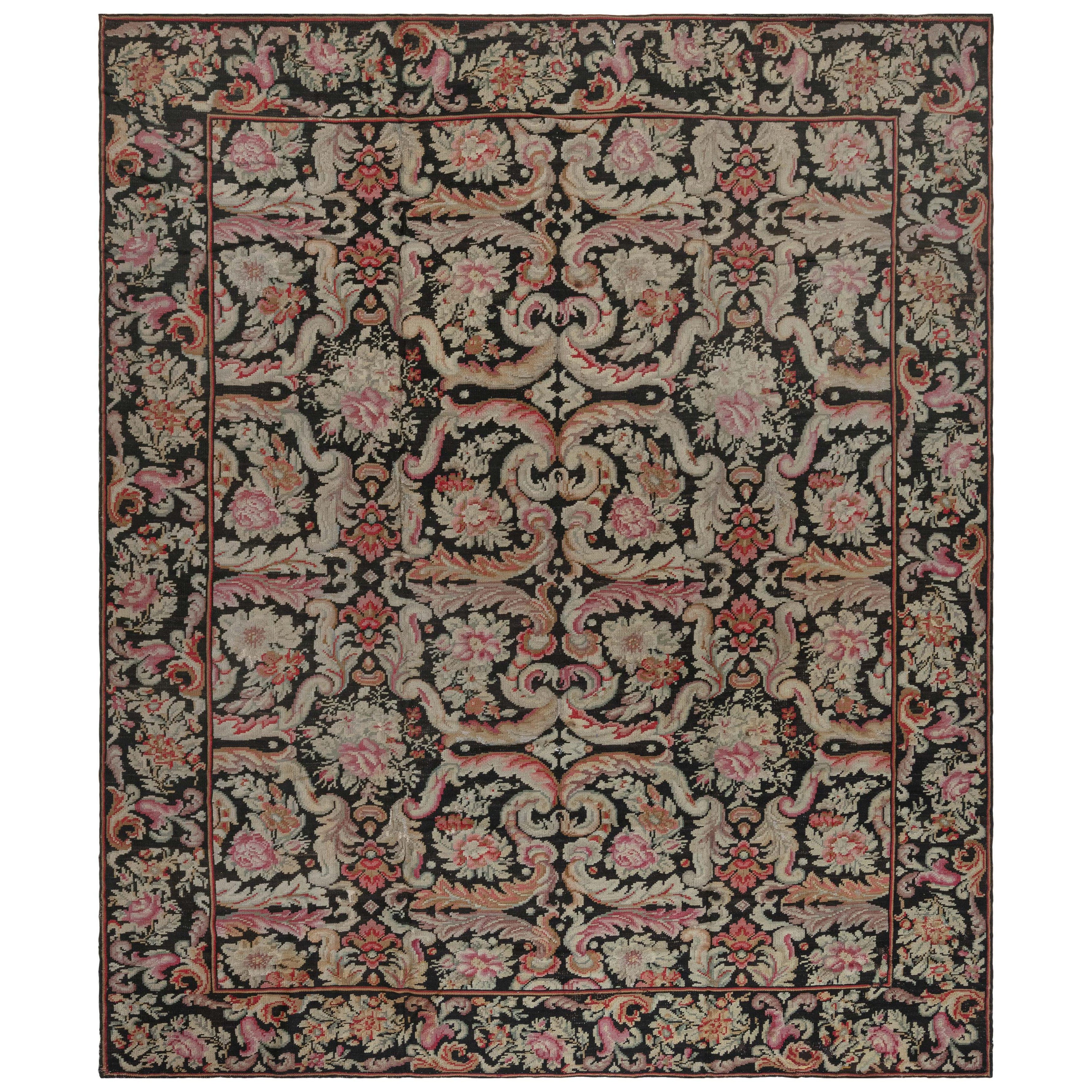 Doris Leslie Blau Early 20th Century Russian Bessarabian Floral Rug