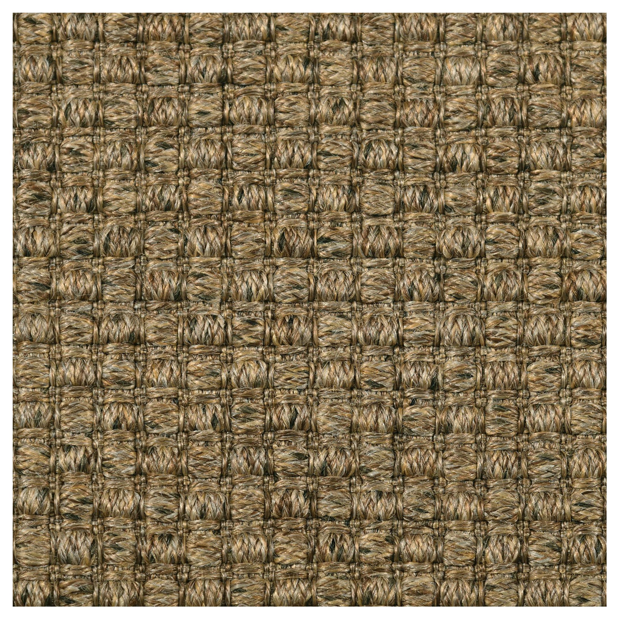 Tanzania 8x10ft taupe sisalene 100% PP basket weave design luxury handwoven rug