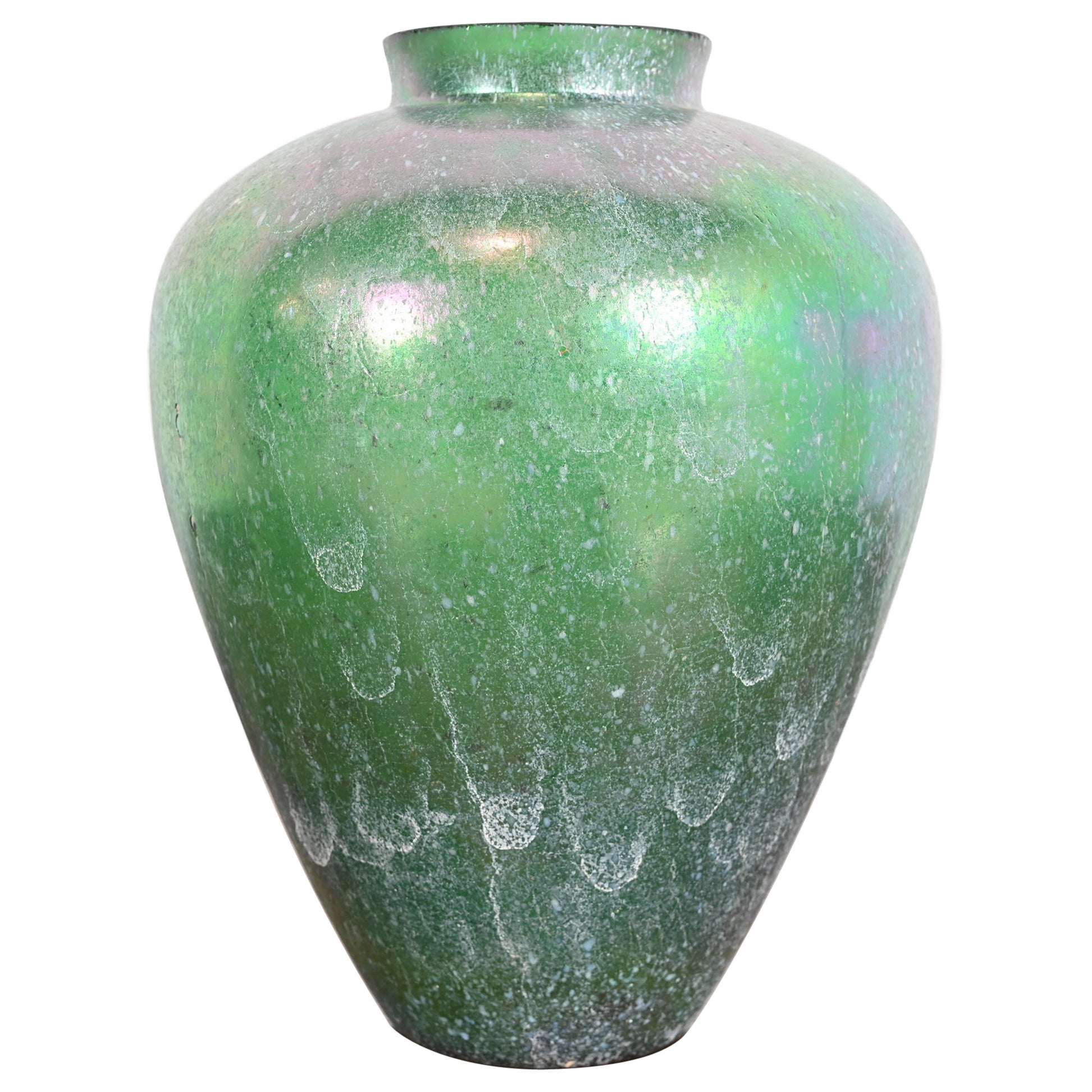 Loetz Jugendstil-Vase aus schillerndem Kunstglas, Loetz