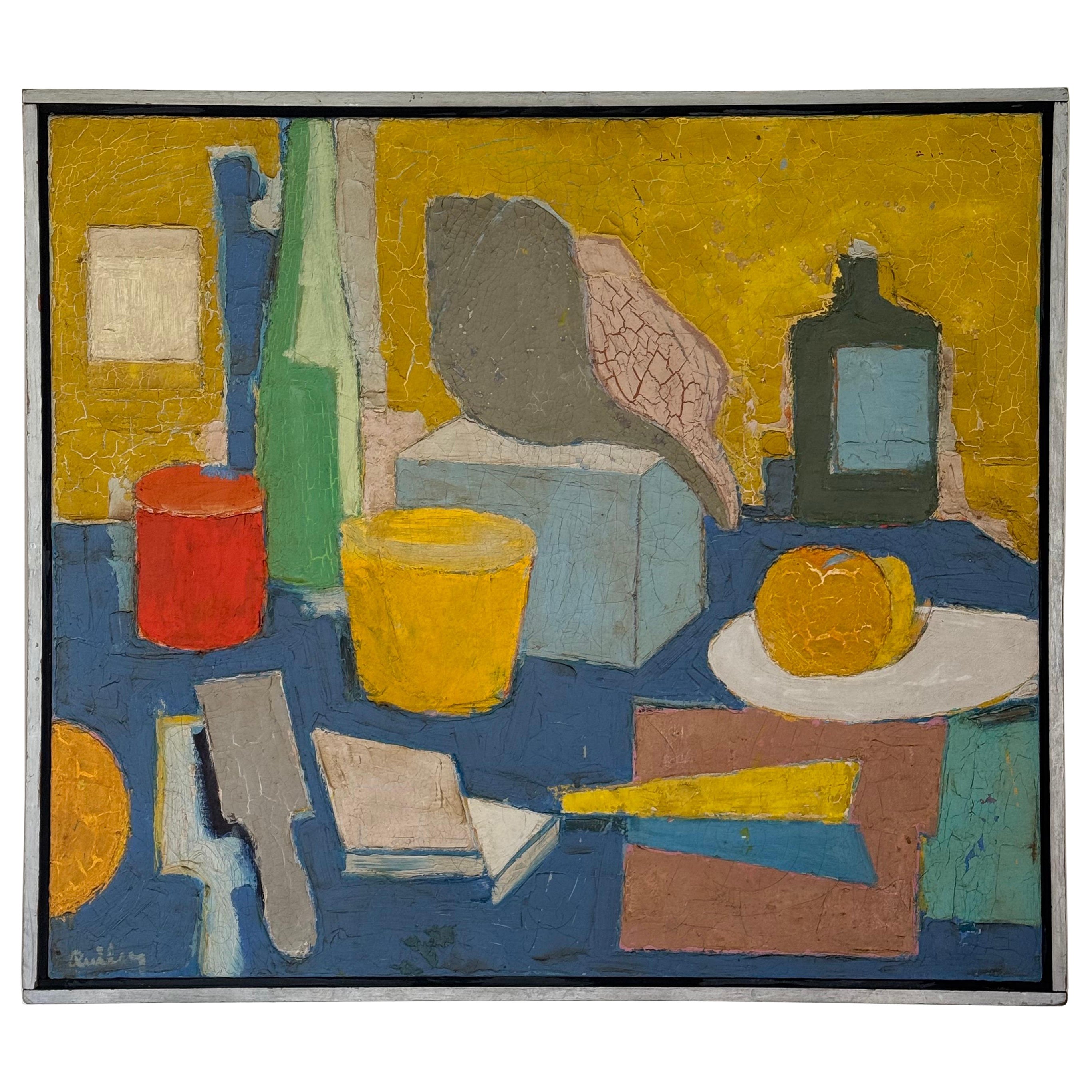 Impasto Still Life oil on canvas