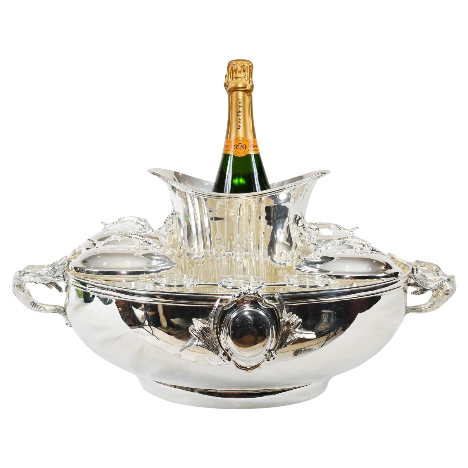 Silver Plated Caviar Set
