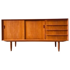 Dänische MCM Anrichte aus Teakholz von Falster Dänemark um 1970