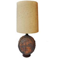Oversized Ceramic 1950s Table Lamp