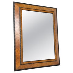Miroir français du 20e siècle avec cadre torsadé