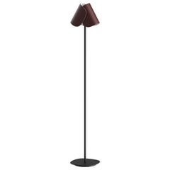Contemporary Floor Lamp 'Flip' by Sebastian Herkner X AGO, Chocolate