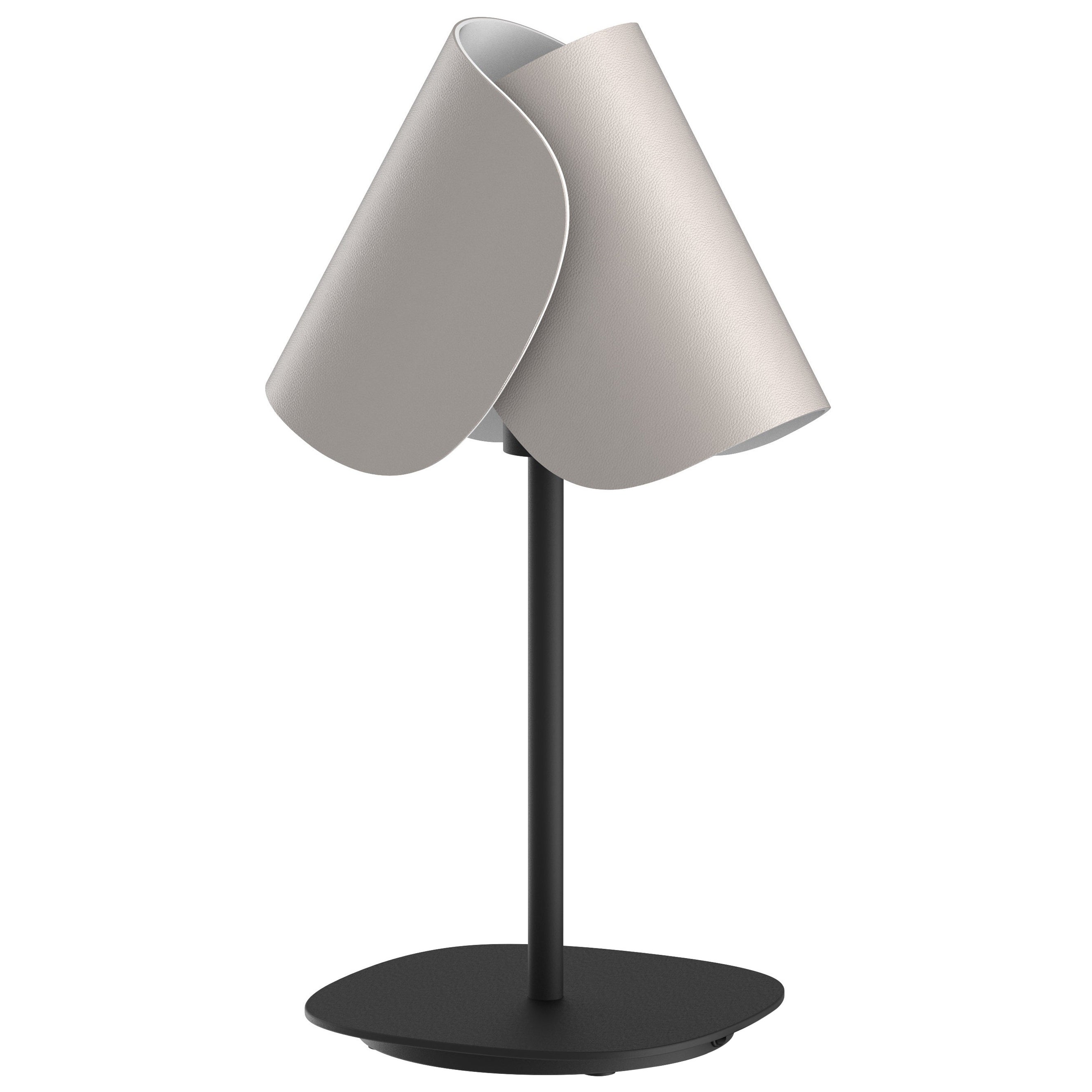 Contemporary Table Lamp 'Flip' by Sebastian Herkner X AGO, Ash