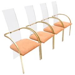 Maison Jansen Perspex Dining Chairs