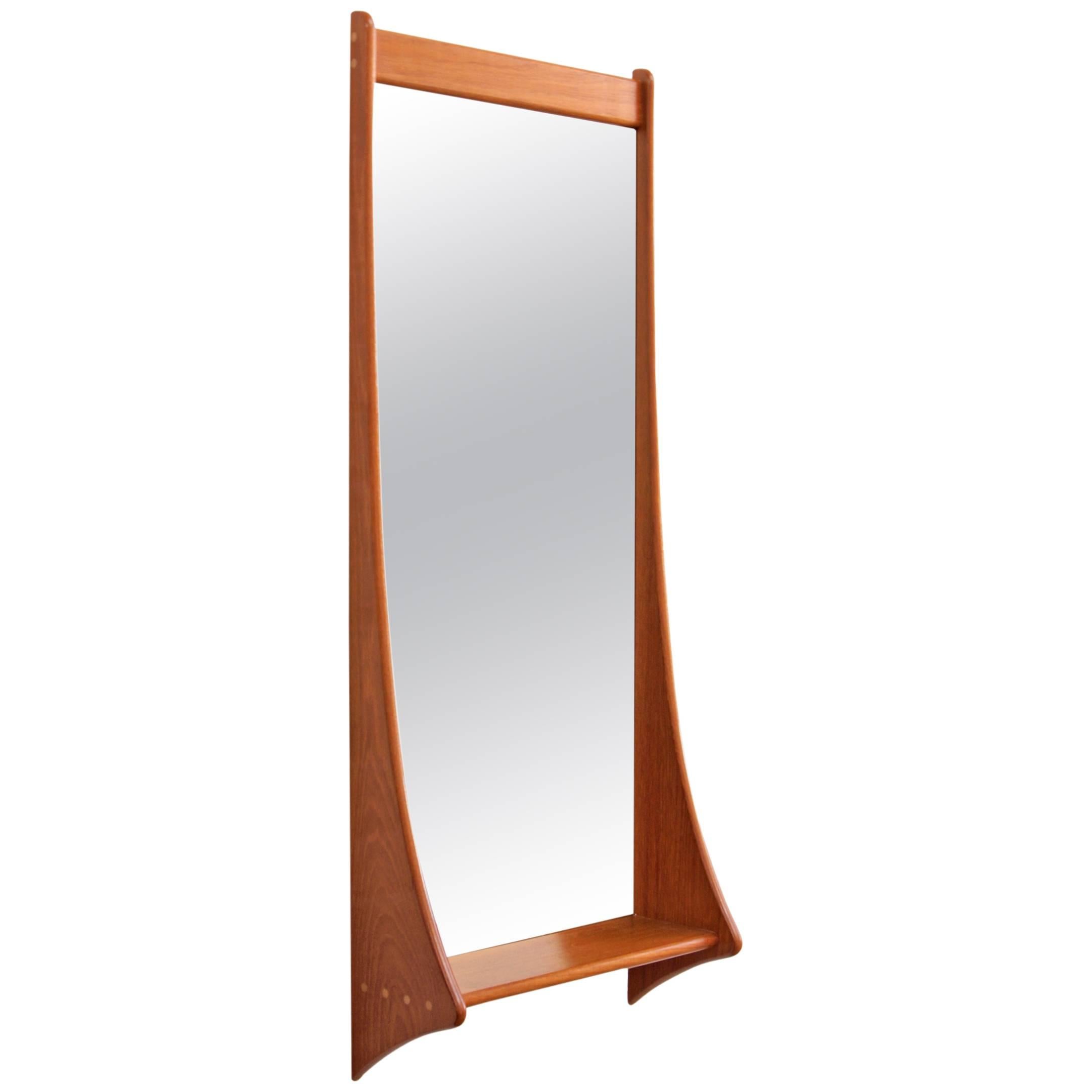 Pedersen & Hansen Teak Console Mirror