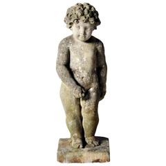 Stone Garden Sculpture After Manneken Pis 11