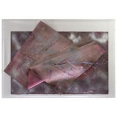 Vintage Postmodern Abstract Mixed Media Large Scale 3D Collage by Martha Holden