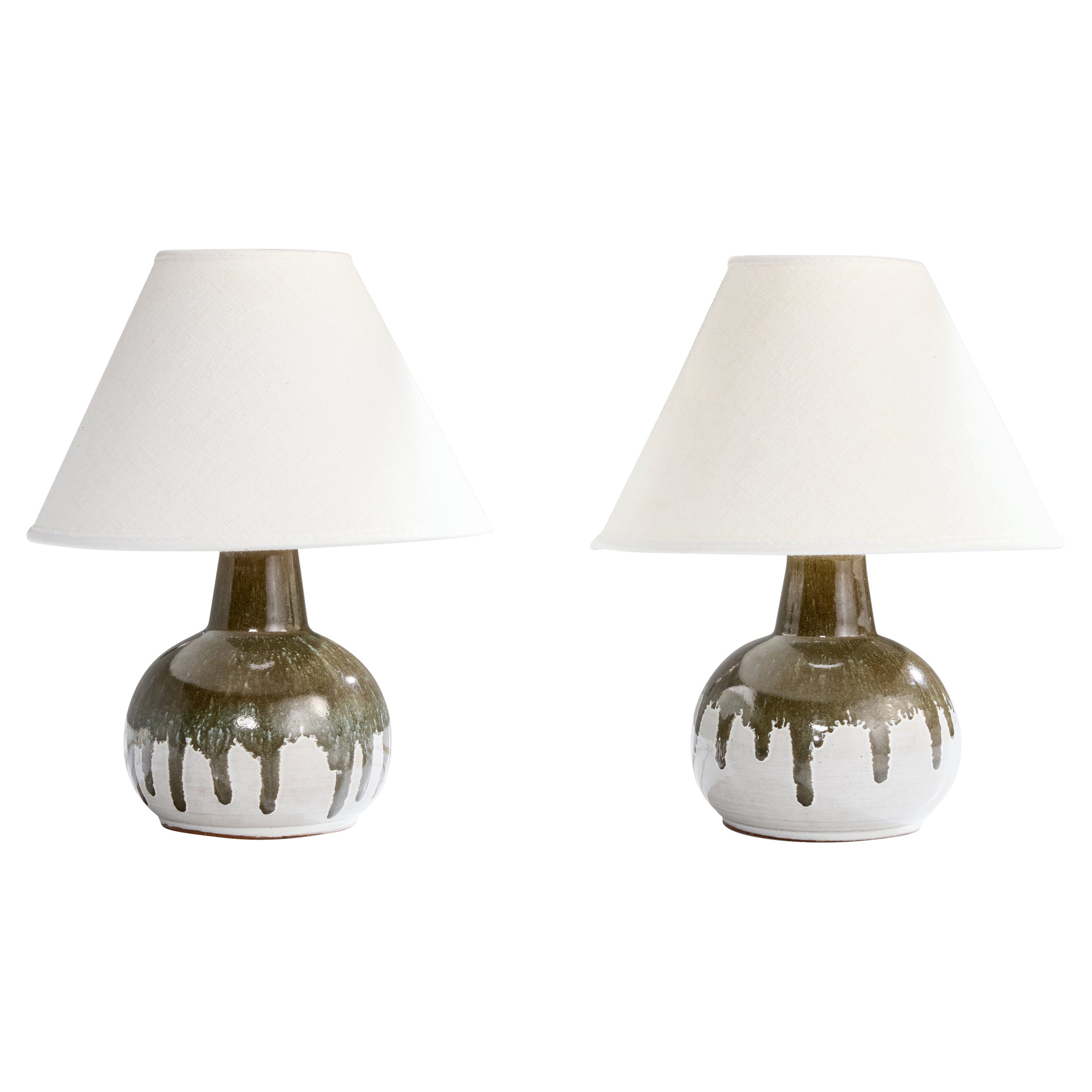Witt Keramik, lampes de table, céramique, Suède, années 1980 en vente