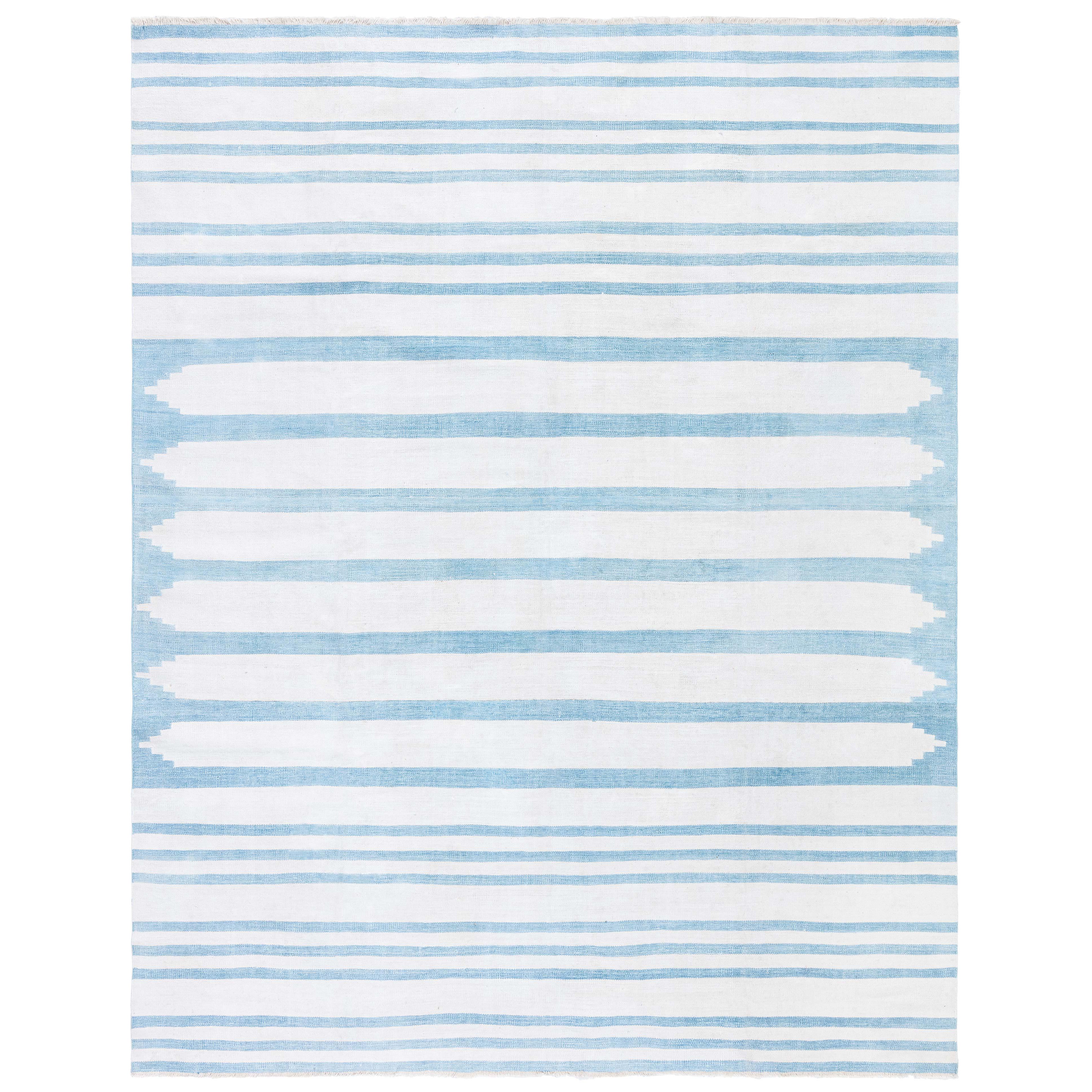 Tapis Dhurrie indien vintage Doris Leslie Blau