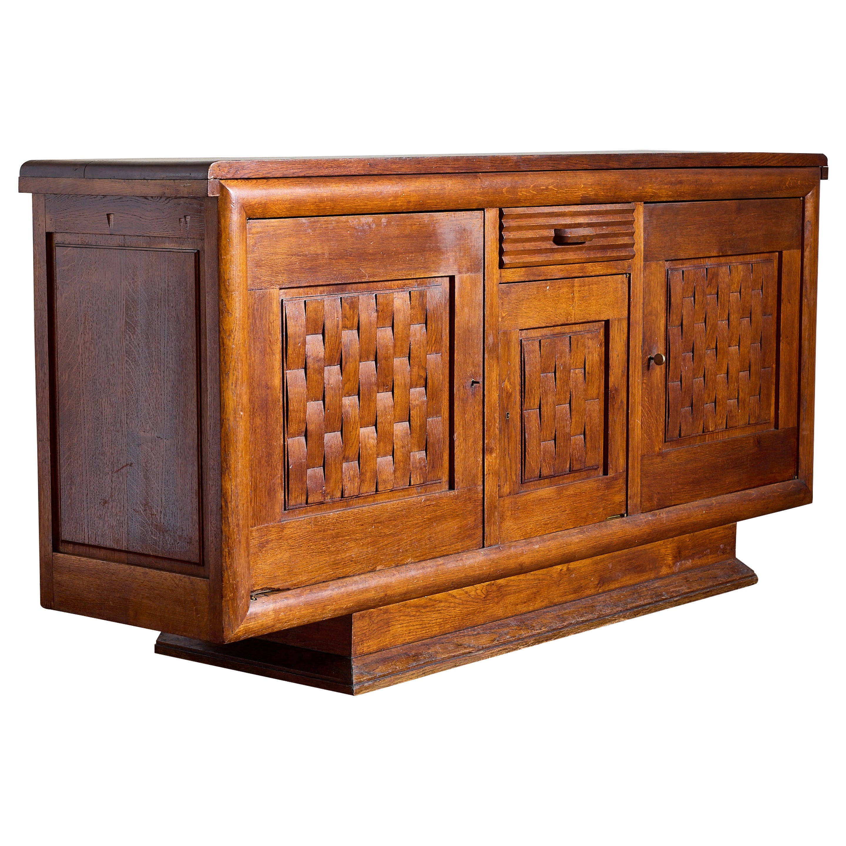 1940's French Oak Sideboard