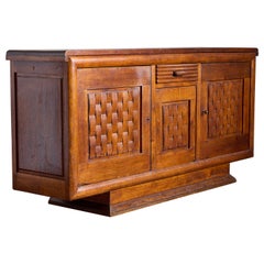 1940's French Oak Sideboard