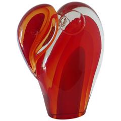Murano Elephant Sculpture Sommerso Glass by Romano Donà 9