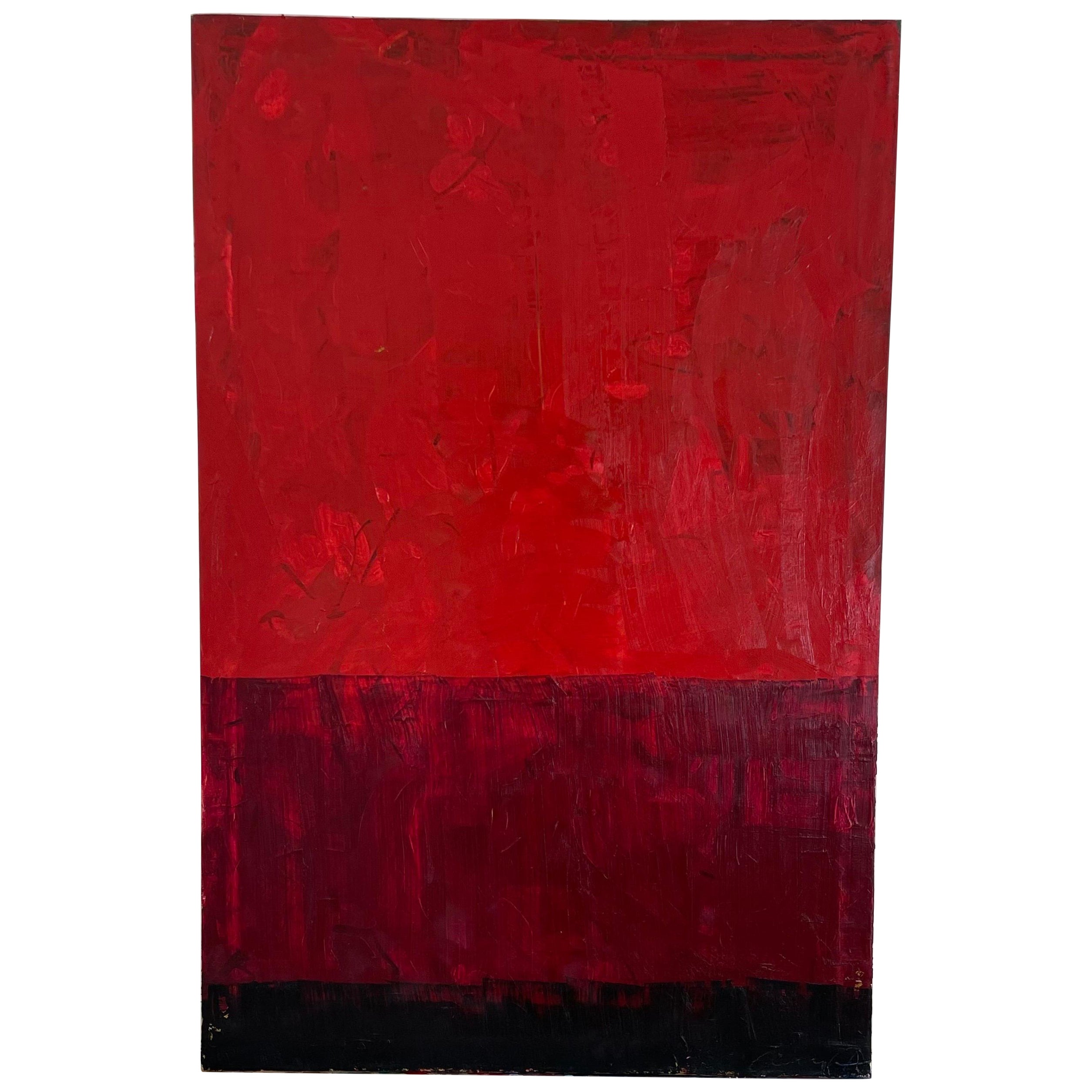 Mid Century Modern Contemporary Painting, Oil on Canvas, Mark Rothko Style