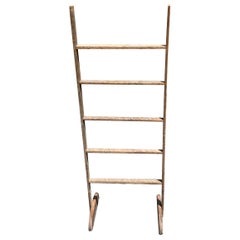 Antique Rustic Americana Late 19th Century Wooden Ladder Spice or Herb Drying Rack
