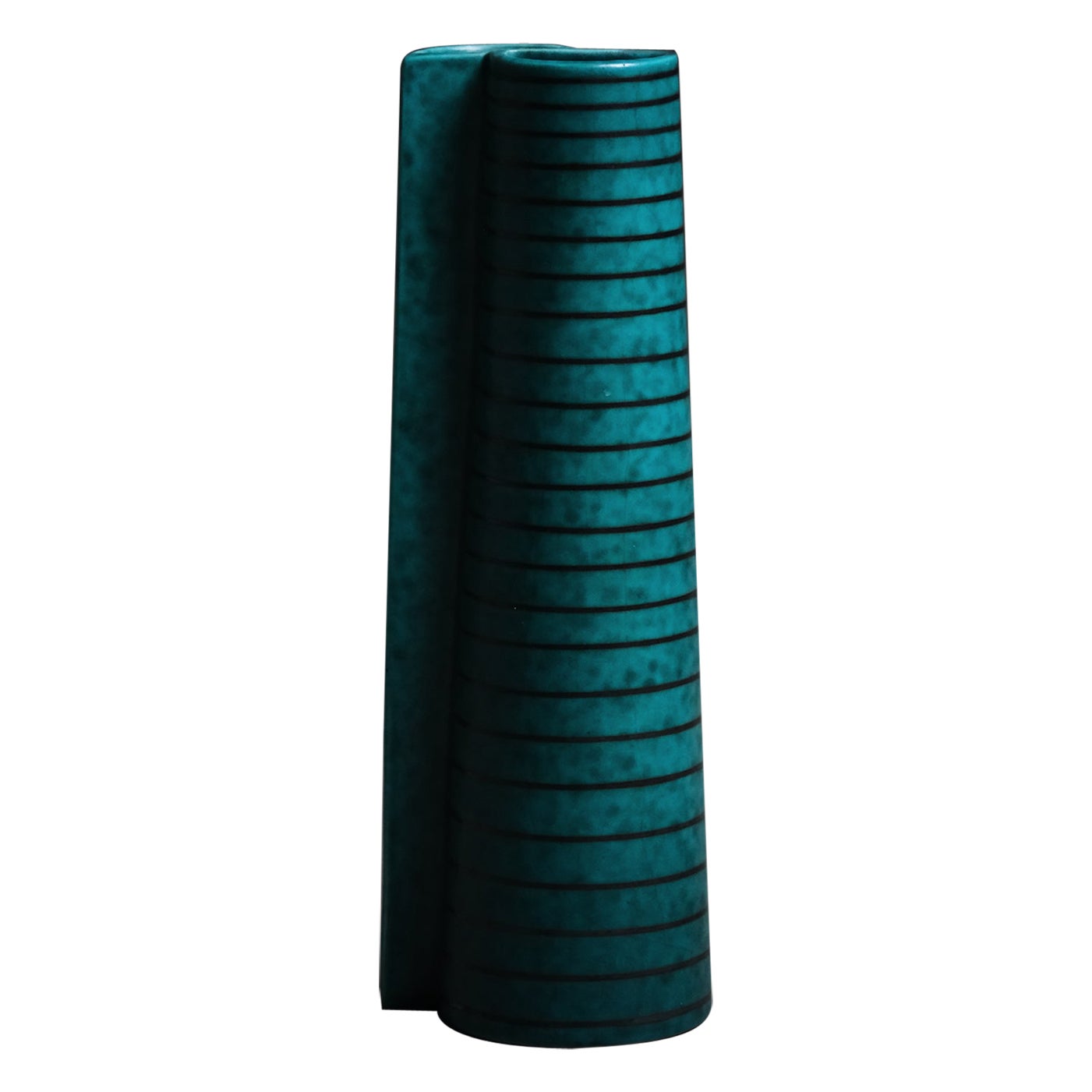 Vase en grès du milieu du siècle 'Argenta' par Wilhelm Kåge, Gustavsberg, Suède, années 1940 en vente