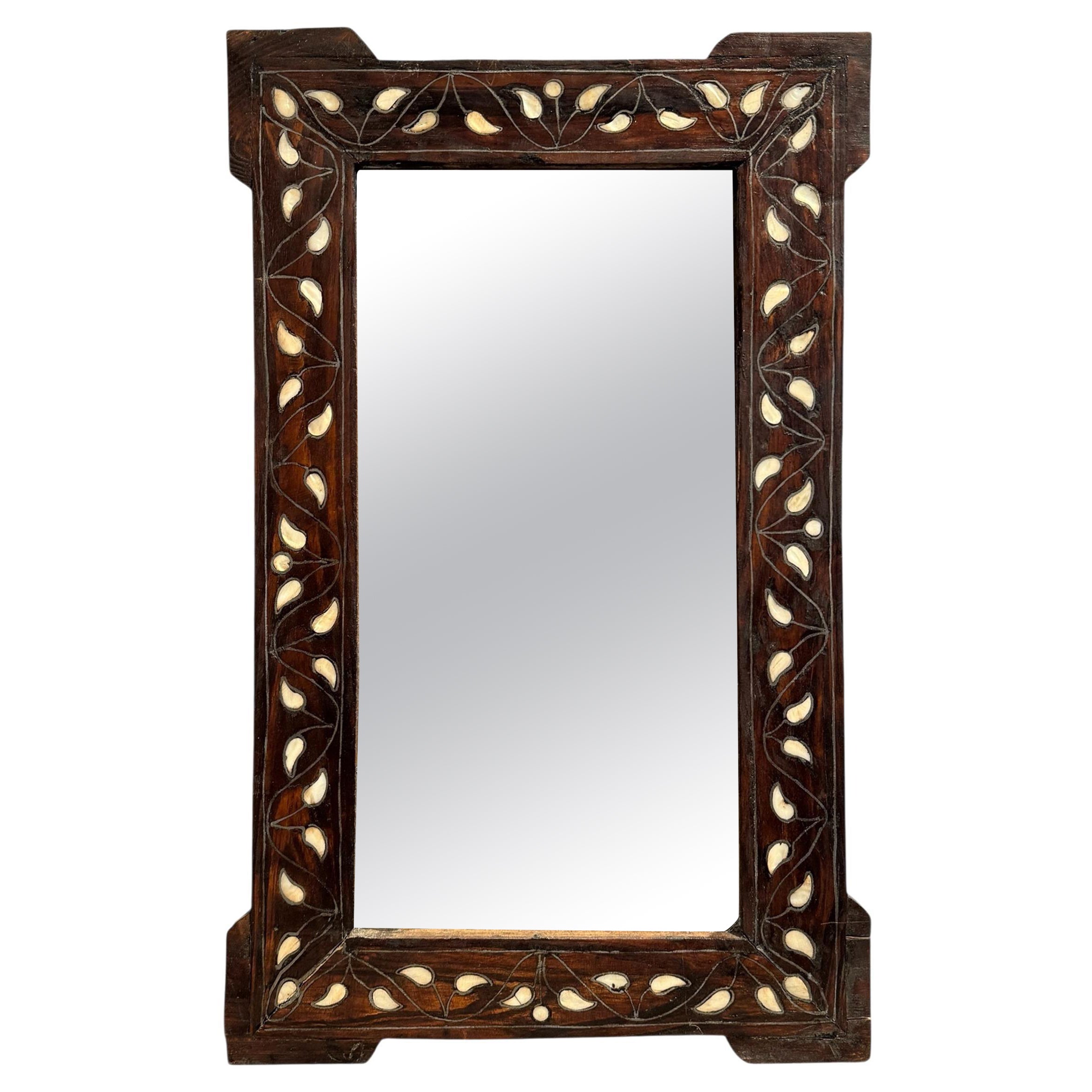 Mother-of-Pearl Inlaid Mirror