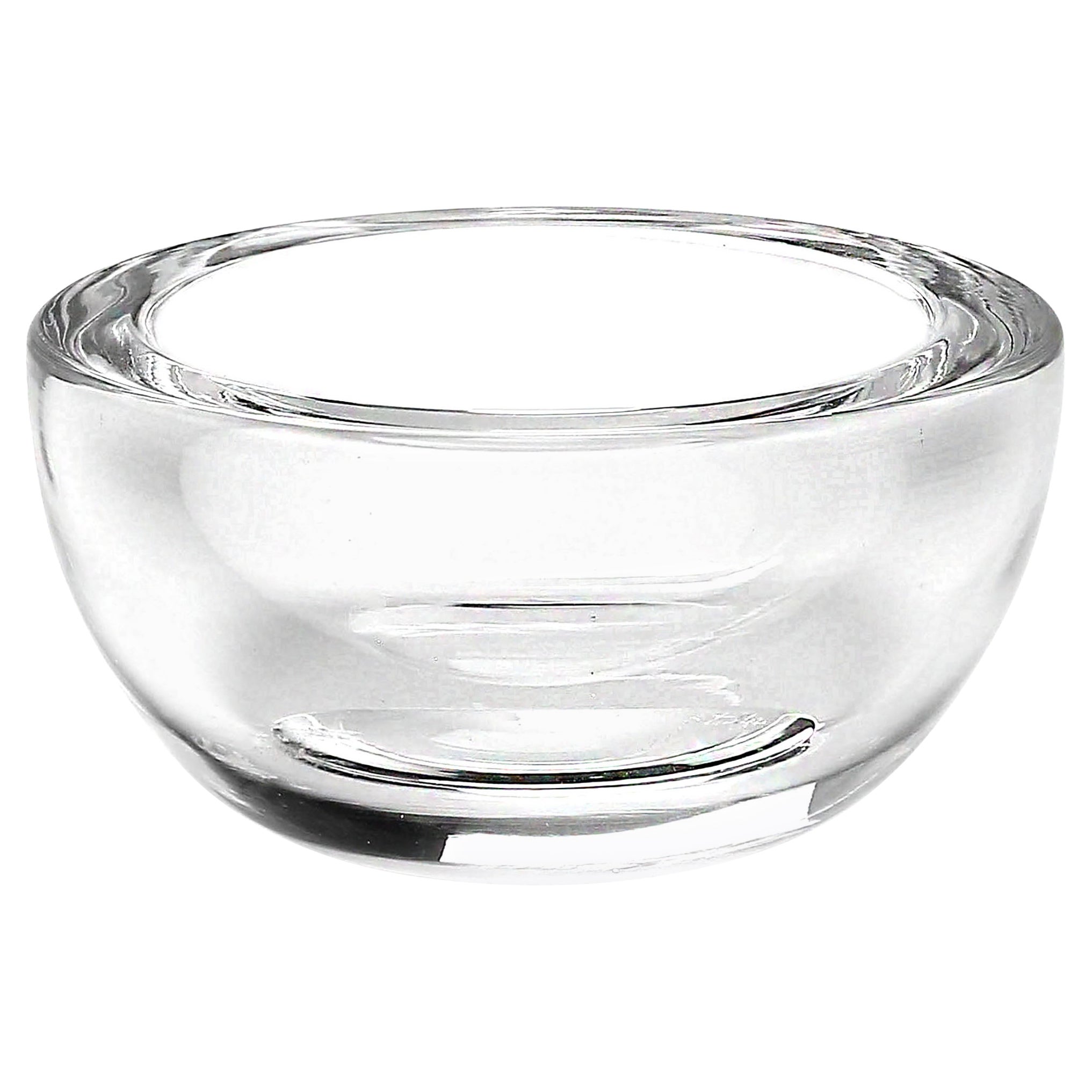 Mid 20th Century Steuben Crystal Candy Bowl