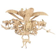 Folky Mario Lopez Torres Six-Light Jungle Chandelier