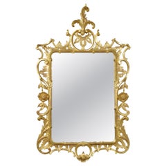 Miroir mural en bois doré Revive Rococo