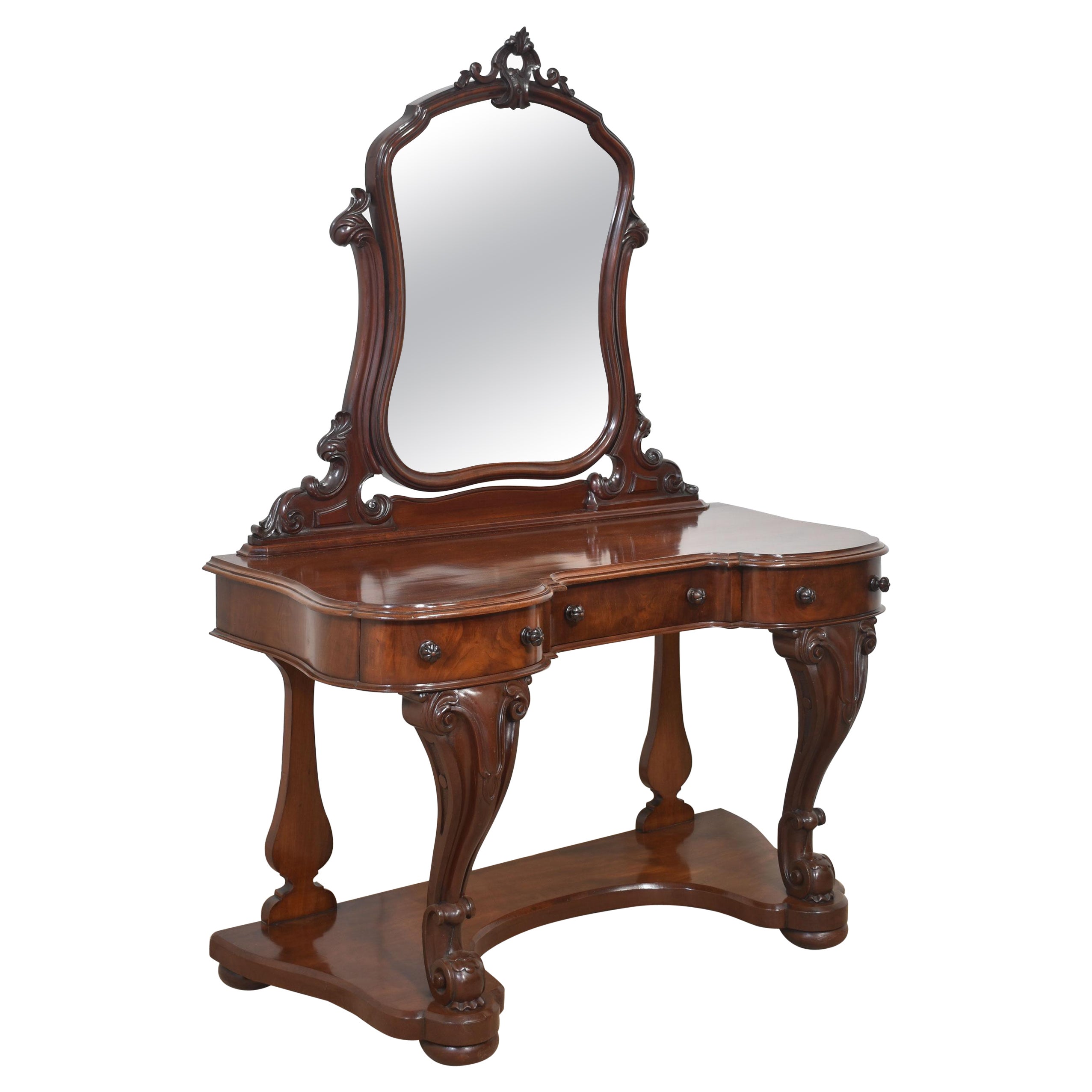 Mahogany duchess dressing table
