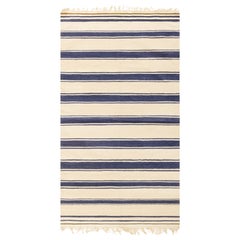 Doris Leslie Blau Vintage Indian Dhurrie Striped Rug