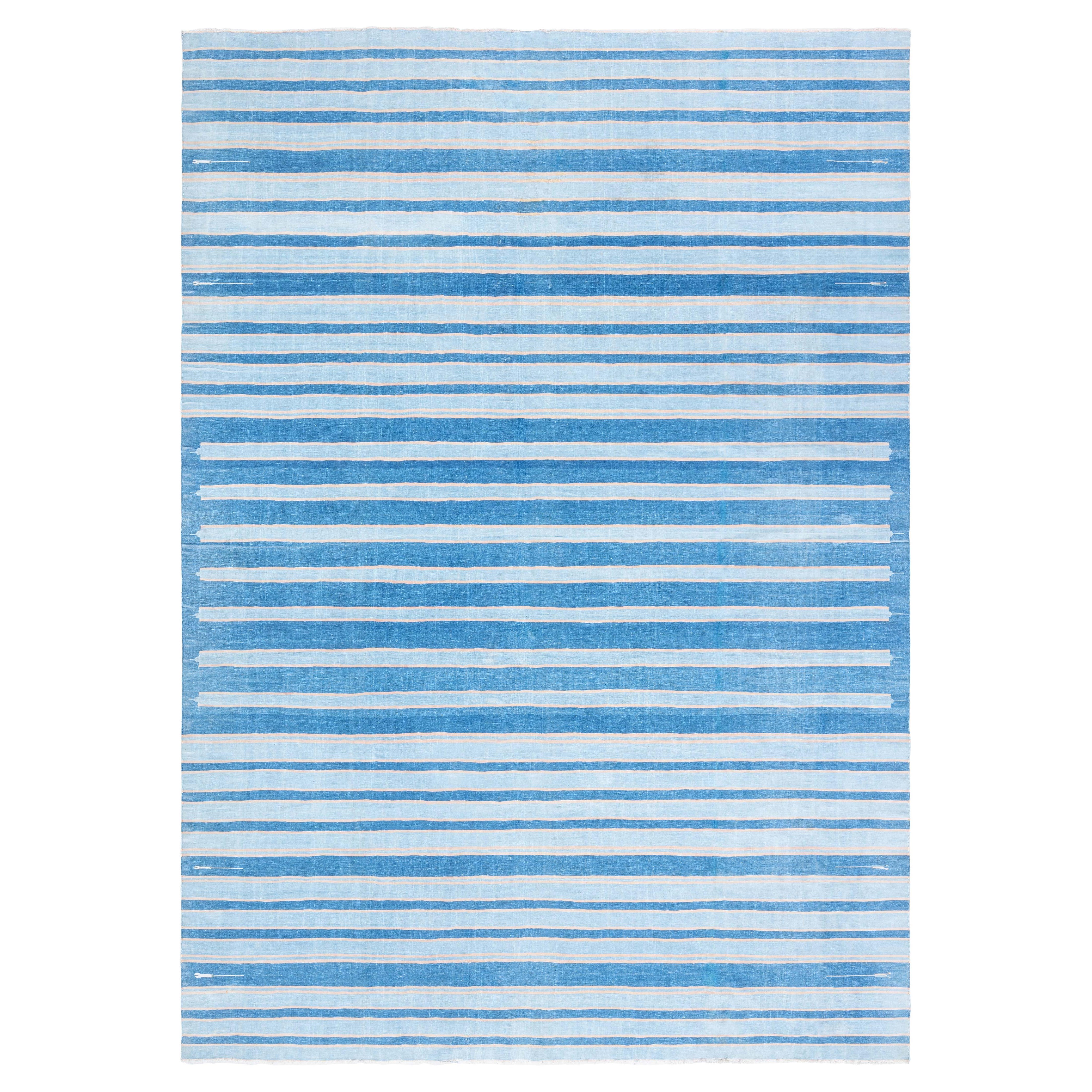 Vintage Indian Dhurrie Rug Doris Leslie Blau