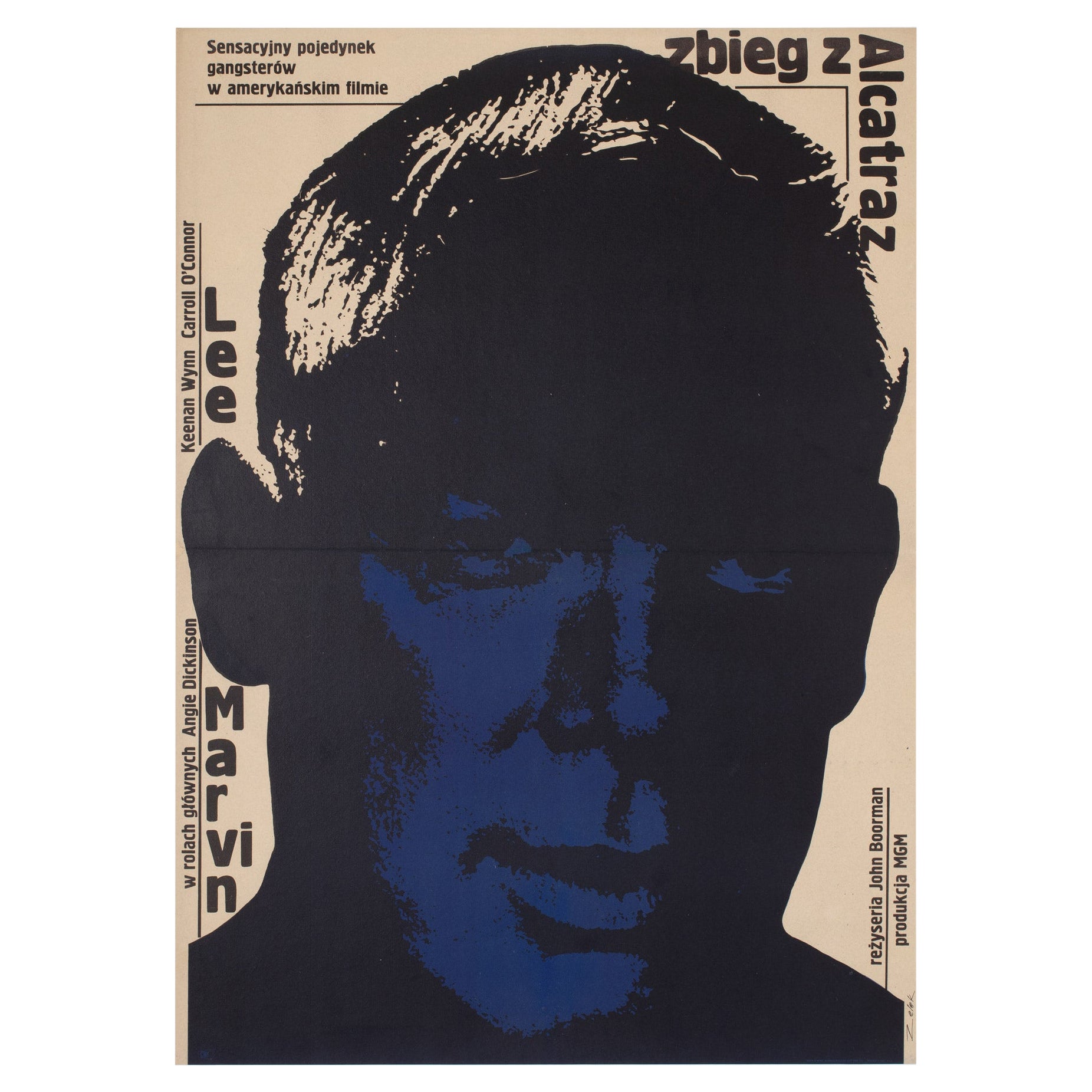 A quemarropa 1970 Cartel original de cine polaco, Bronislaw Zelek