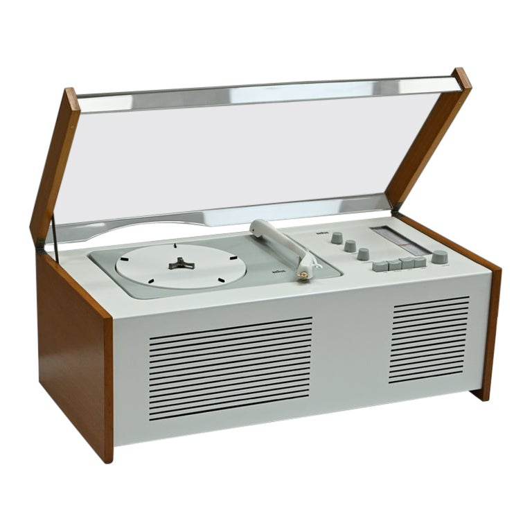 SK4/1 Plattenspieler von Dieter Rams und Hans Gugelot für Braun, 1950er Jahre Deutschland.